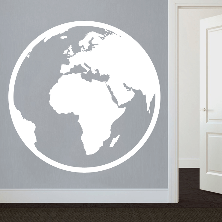 Globus wallsticker