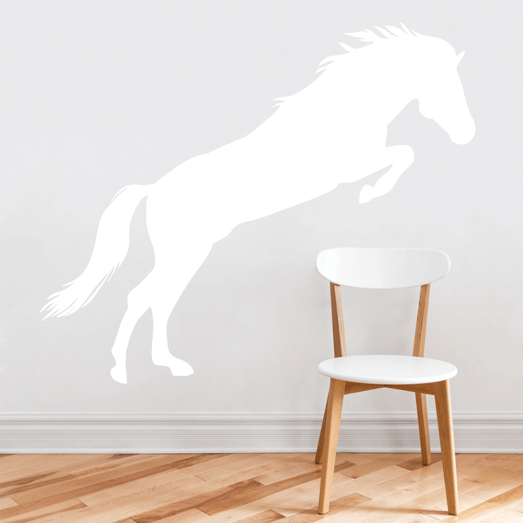 Hest i spring wallsticker