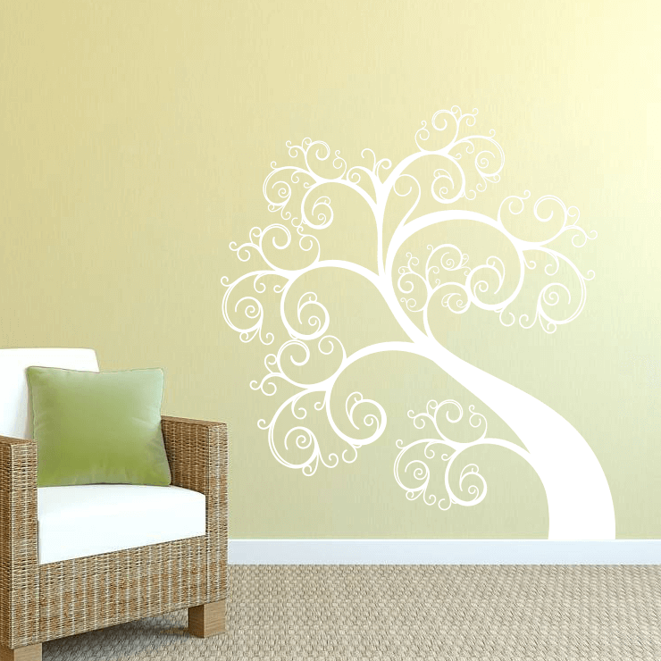 Hvirvel træ wallsticker