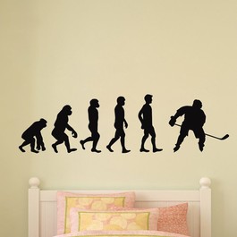 Ishockey evolution wallsticker