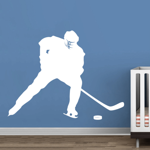 Ishockeyspiller wallsticker