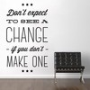 Make a change wallsticker
