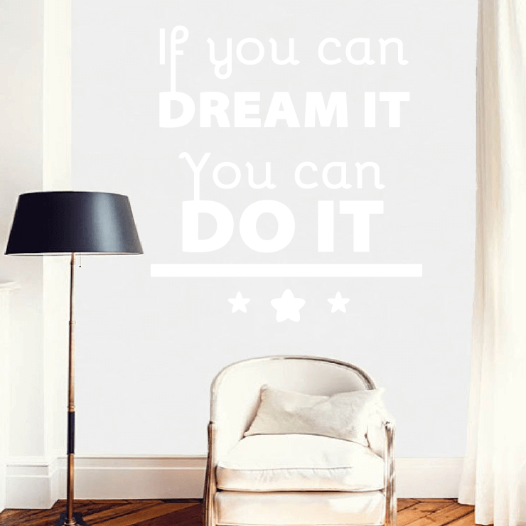 You can do it wallsticker