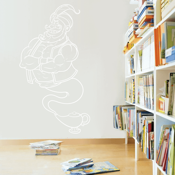 Lampeånd wallsticker