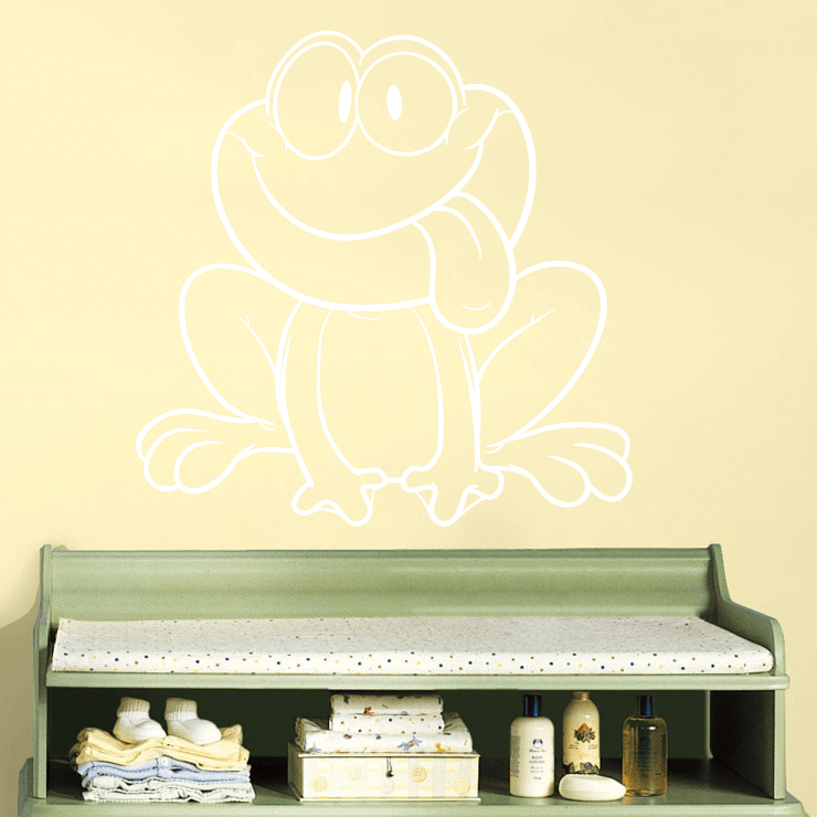 Skør frø wallsticker