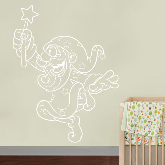 Troldmand wallsticker