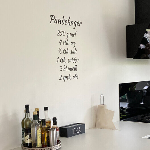 pandekager wallsticker