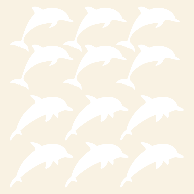 Delfiner wallsticker
