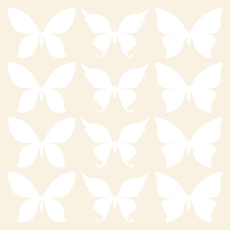 Sommerfugle wallsticker