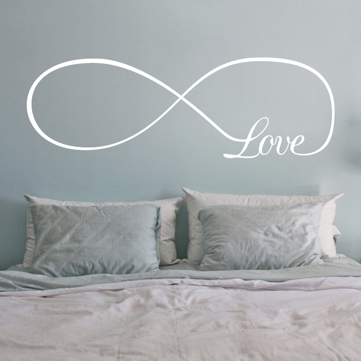 Infinity love wallsticker
