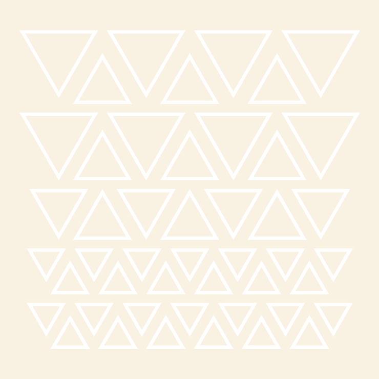 Omridsede trekanter wallsticker