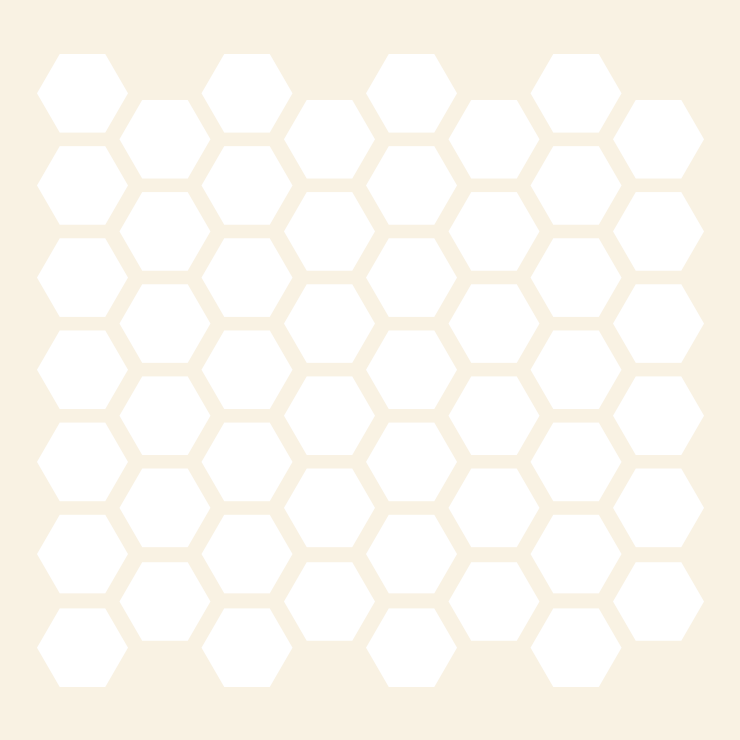 Sekskanter wallsticker