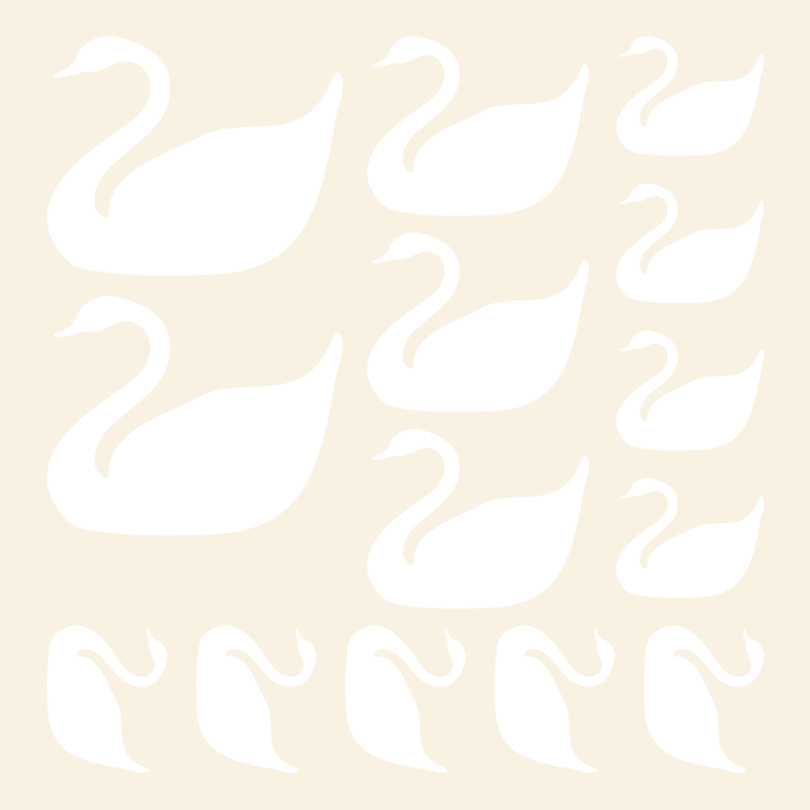 Svaner wallsticker