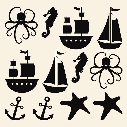 Til søs wallsticker