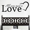 All you need is love wallsticker