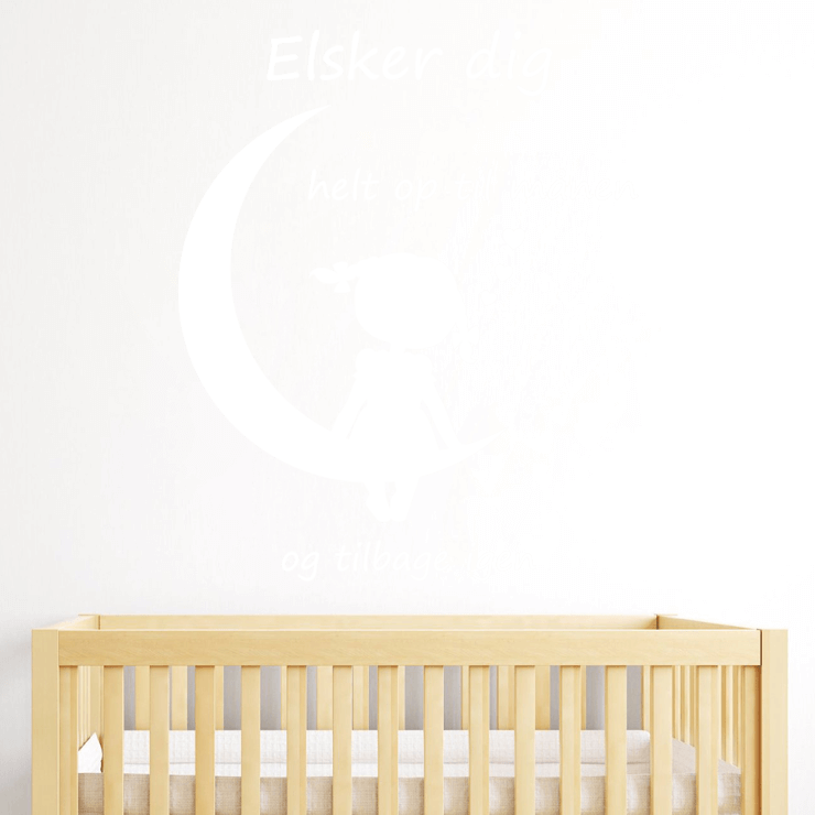 Elsk din datter wallsticker