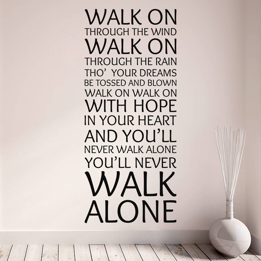 Liverpool - You'll never walk alone wallsticker