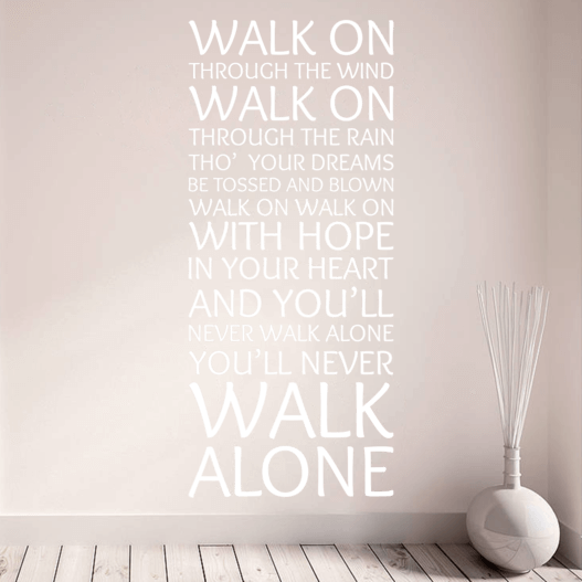 Liverpool - You'll never walk alone wallsticker