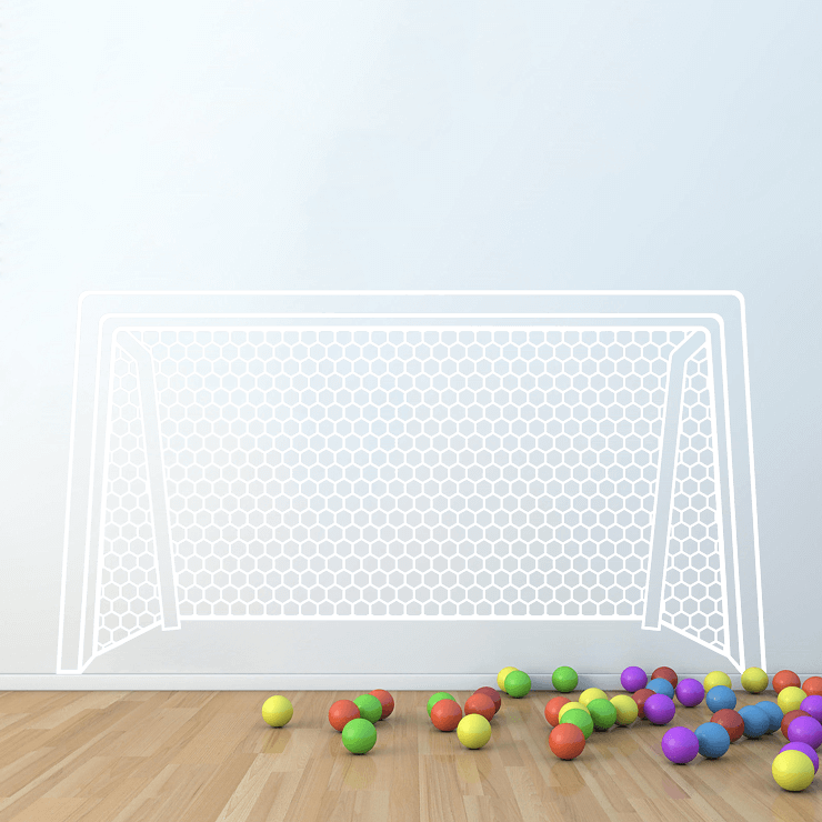 Fodboldmål 1 wallsticker
