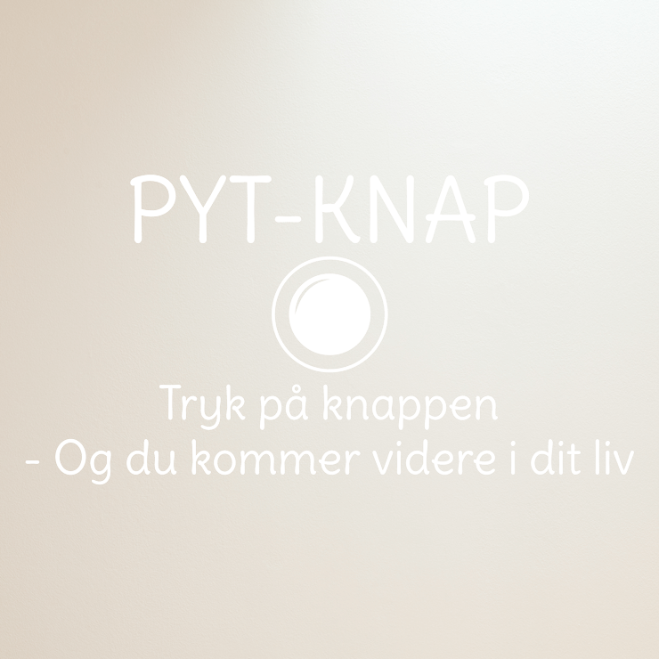 Pyt knap wallsticker