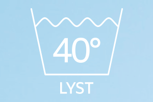 Vaskemærke 40 lyst