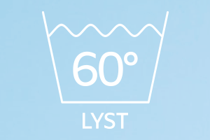 Vaskemærke 60 lyst