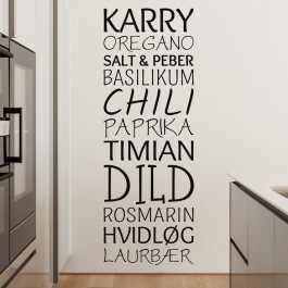 Køkken arkiv wallstickers billige wallstickers i højeste kvalitet Køkken wallstickers