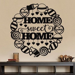 #3 Home sweet home wallsticker