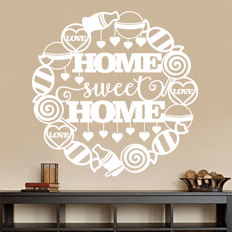 #3 Home sweet home wallsticker