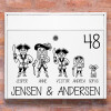 Postkasse stickers - Pirat wallsticker til postkasse