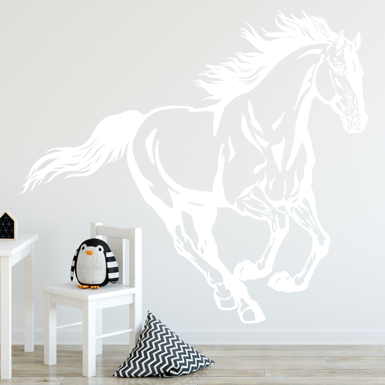 Galoperende hest wallsticker, heste wallstickers