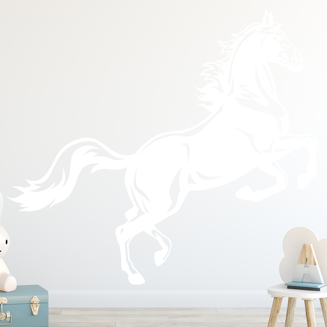 Hest der stejler wallsticker, heste wallstickers