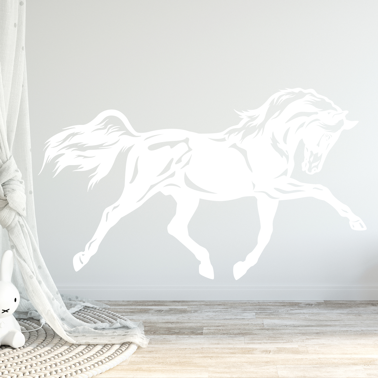 hest i dressur wallsticker, heste wallstickers