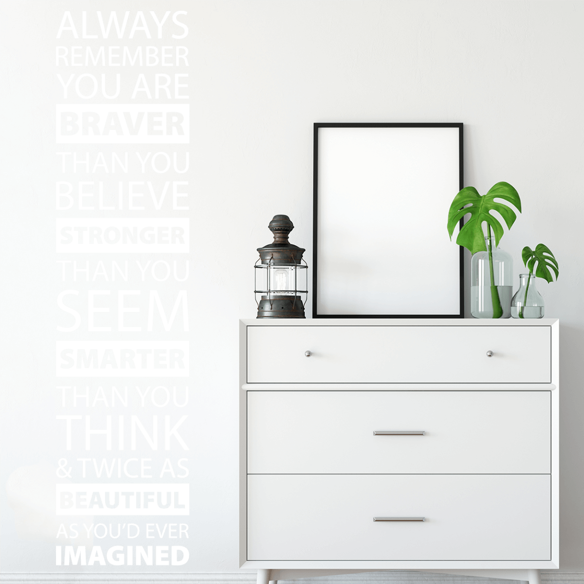 Always remember wallsticker → Fra 159 Kr.