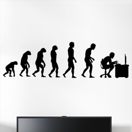 Gamer wallsticker med evolution pc. Sej wallstickers til børneværelset