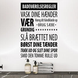 Hvordan Brug af en computer gateway Toilet & bad wallstickers → SmartStickers.dk