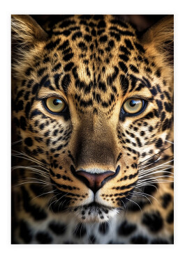 #1 leopard plakat