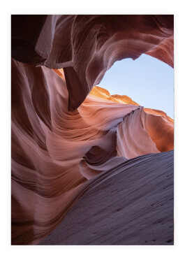 Plakat med Antelope Canyon kløfter