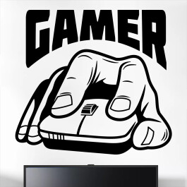 pc Gamer hand wallsticker