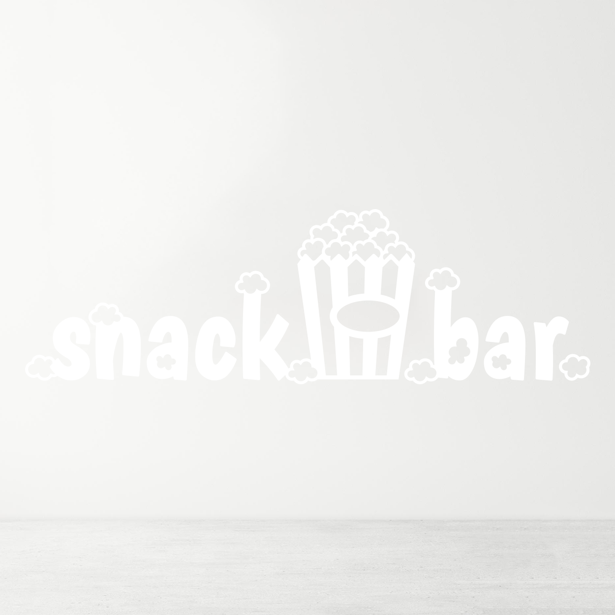 Wallsticker med snack bar