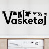 Wallsticker med vasketøj