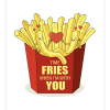 Plakat med "time fries when im with you"