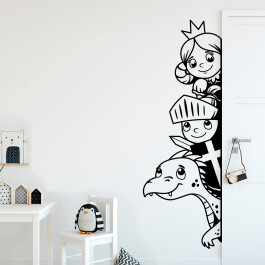 Wallsticker med eventyrbørn på udkig