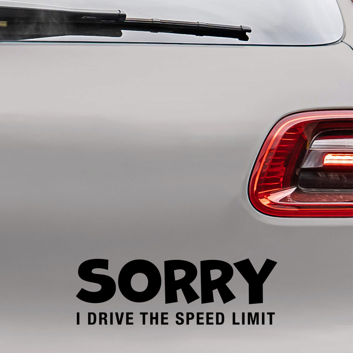 I drive the speed limit - bil sticker → Fra 49 Kr.