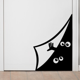 Wallsticker med nysgerrige væsner