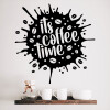 Wallsticker med teksten "it's coffee time"