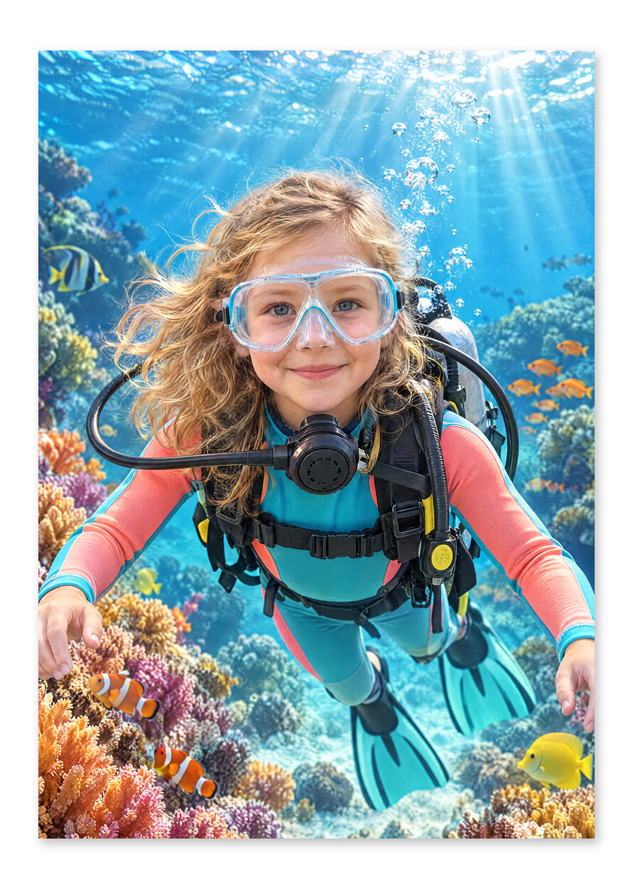 Personlig dykker plakat — plakat Personlig dykker plakat — plakat